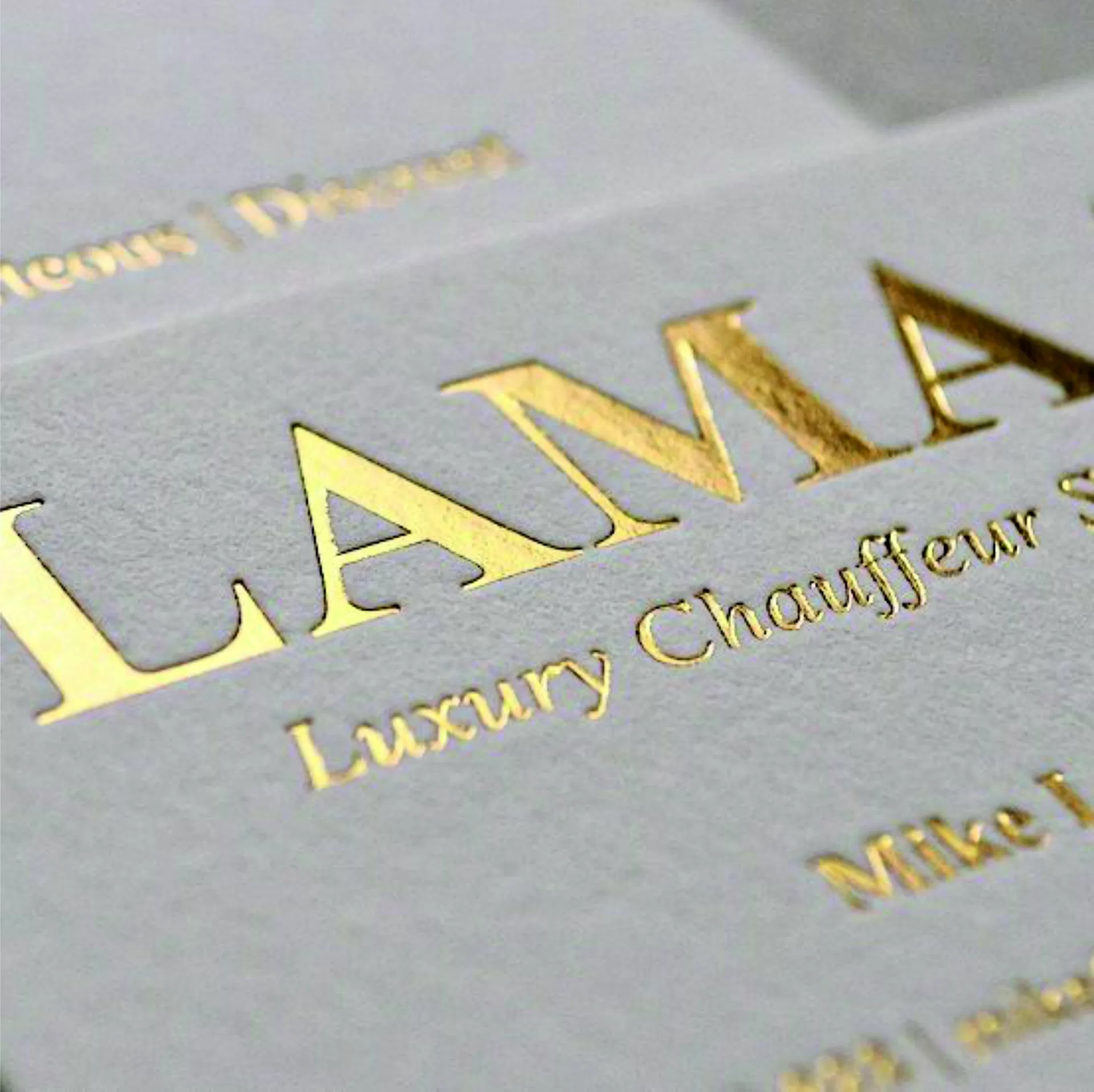 Altın Yaldızlı Kartvizit